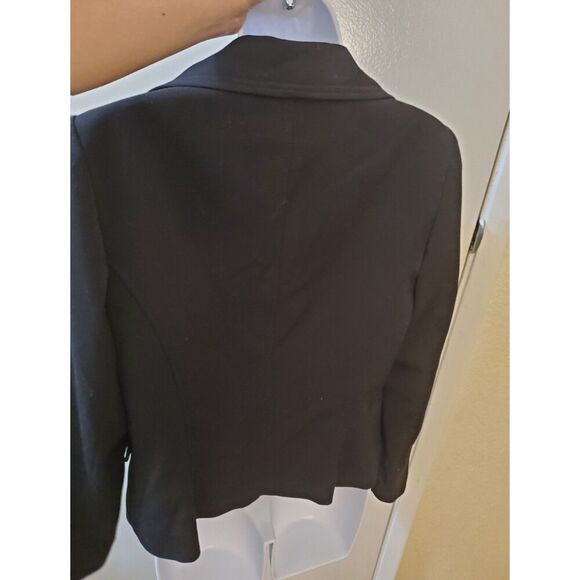 Vintage Alberto Makali Women's Blazer Black Size 10 Gold Buttons - Picture 7 of 8